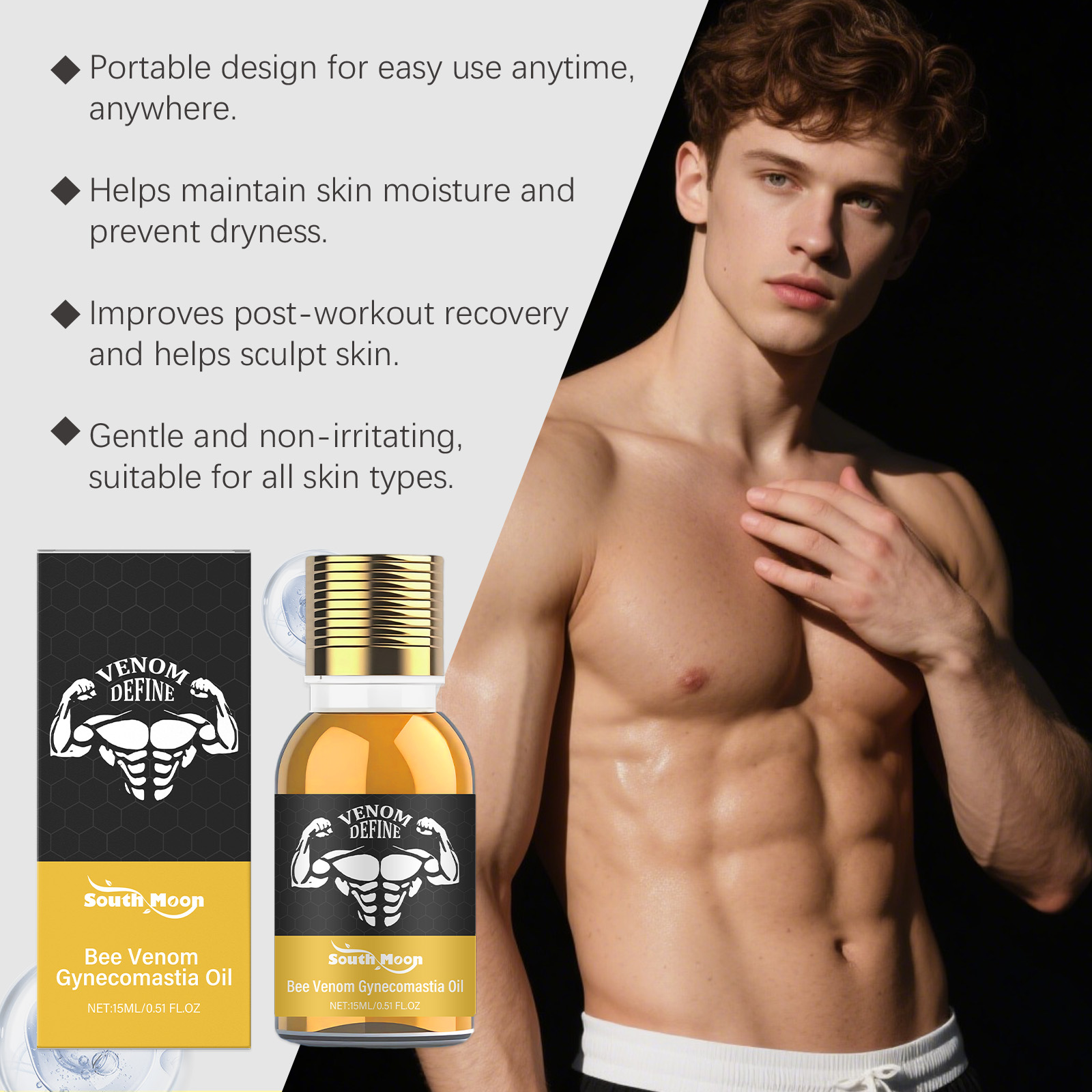 Bee Venom Gynecomastia Oil For - đánh giá và giá Body Lotion