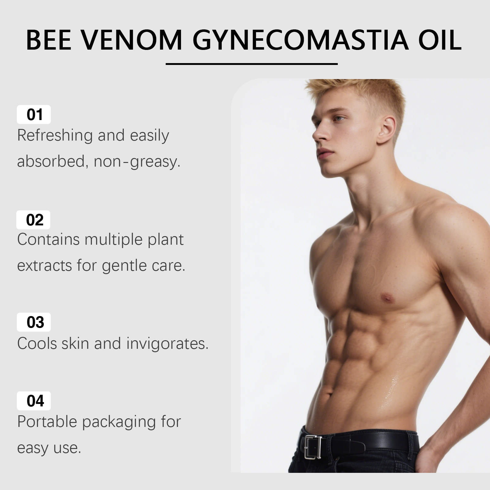 Bee Venom Gynecomastia Oil For - đánh giá và giá Body Lotion