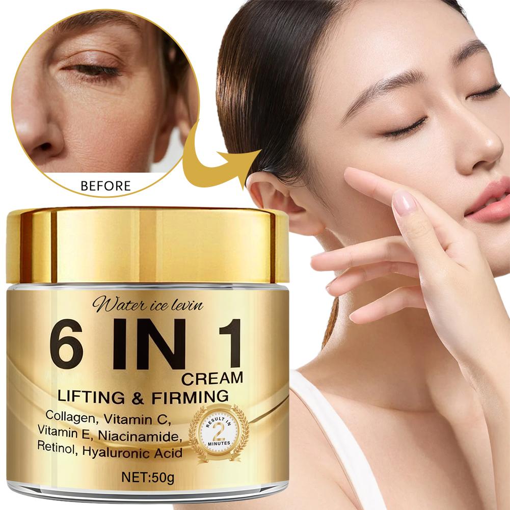 6 IN 1 Collagen Face Cream Lif - đánh giá và giá Vitamin C Serum