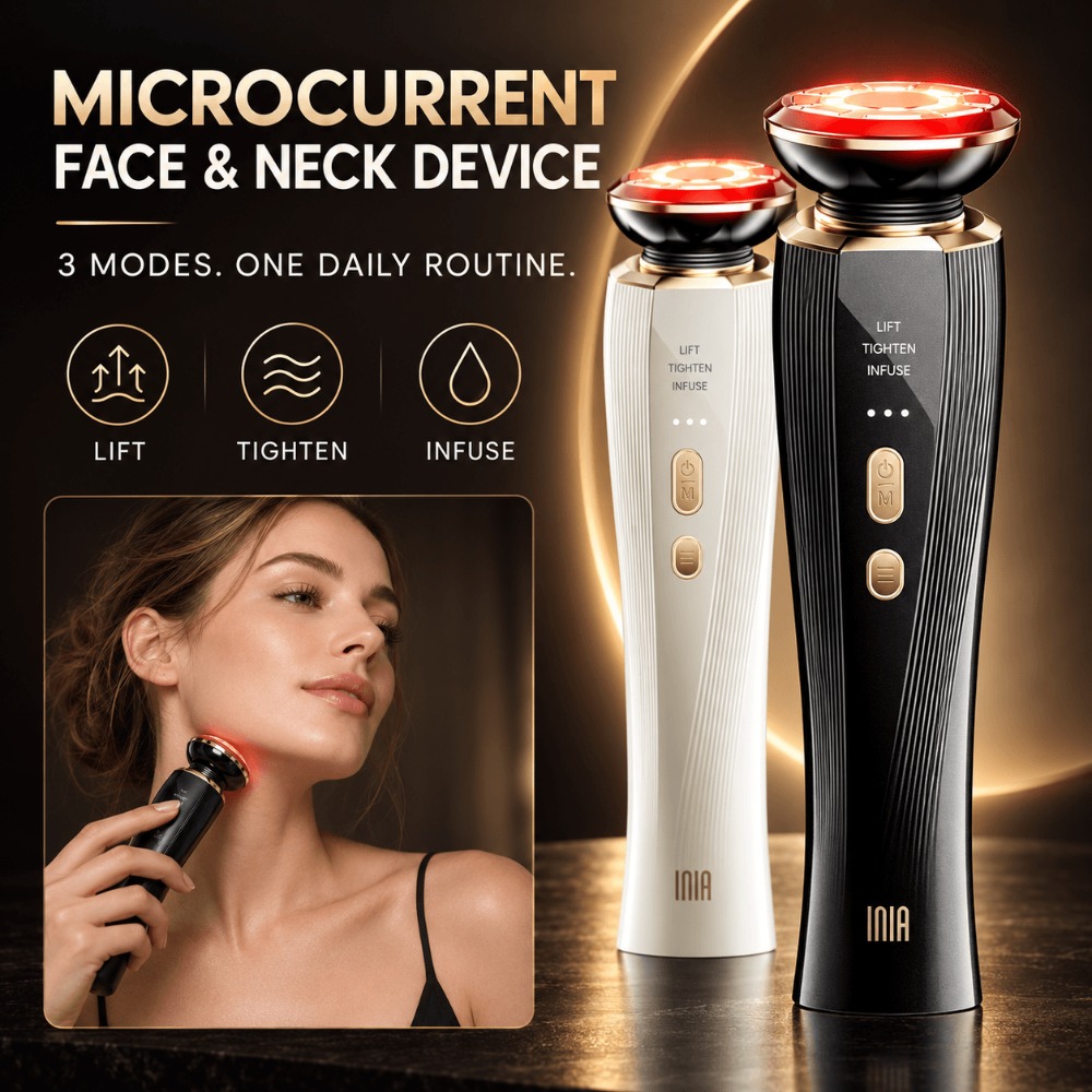 3 Mode Microcurrent Facial Dev - đánh giá và giá Skincare Glowing