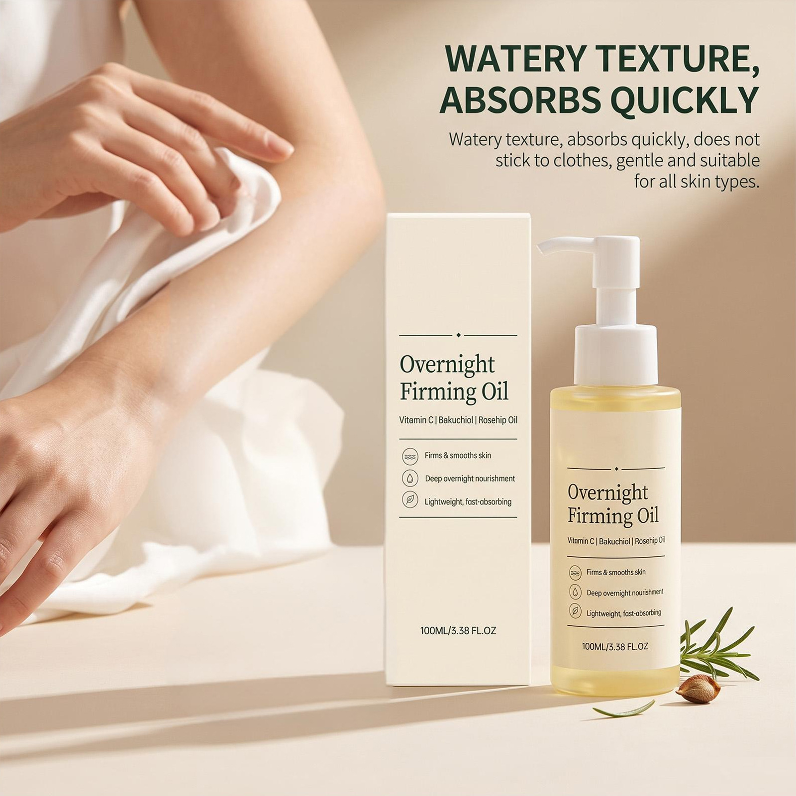 Facial Firming Oil 100ml Vitam - đánh giá và giá Face Oil Rosehip