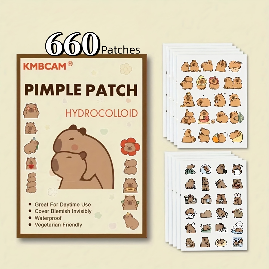 Capybara Shaped Pimple Patches - đánh giá và giá Face Oil