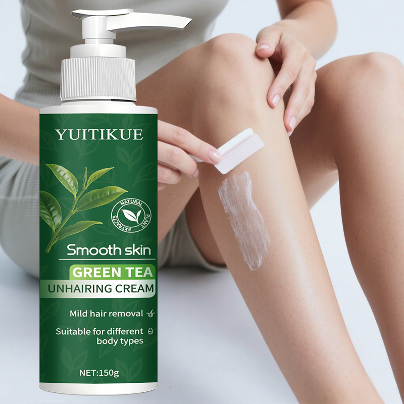 YUITIKUE Green Tea Hair Remova - đánh giá và giá Body Lotion