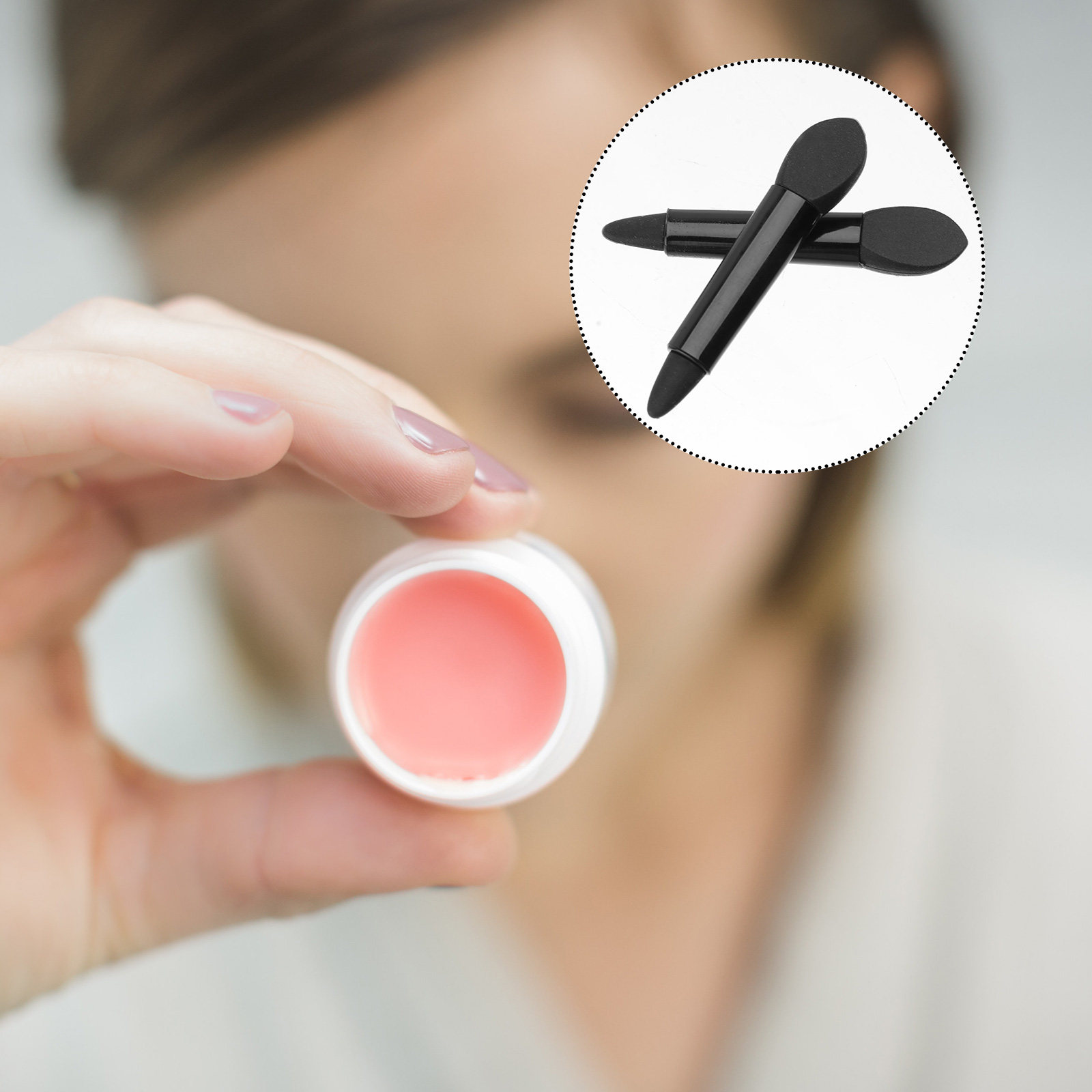 1Set Double-Ended Silicone Lip - đánh giá và giá Lip Balm