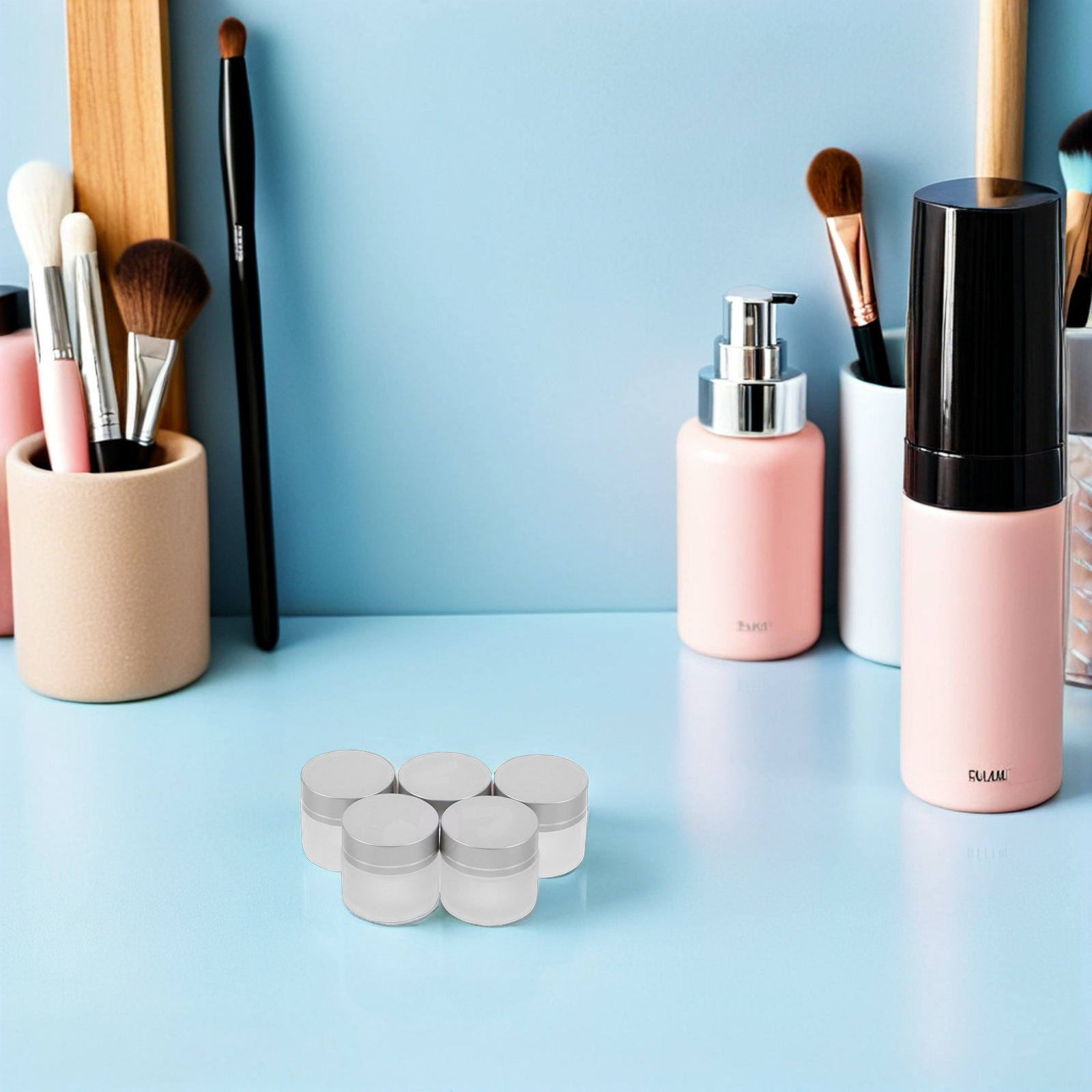 15Pcs Frosted Glass Jars Refil - đánh giá và giá Body Lotion